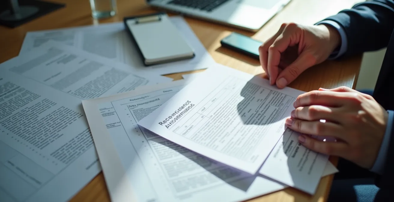 Patientin mit vorbereiteten Dokumenten für Lymphdrainage-Verordnung beim Arzt