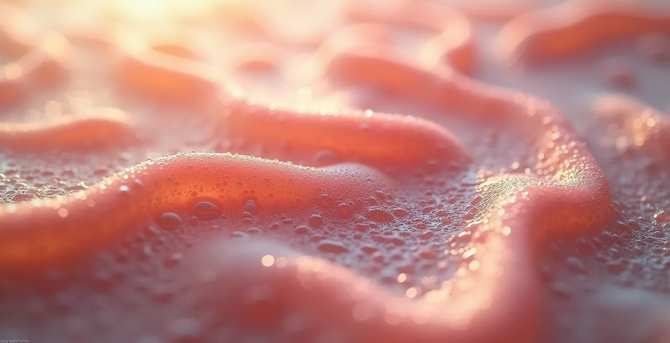 Nahaufnahme verschiedener Hautreaktionen wie Rötungen und eingewachsene Haare nach der Haarentfernung